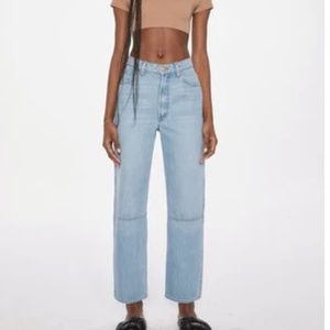 MOTHER Snacks Double Stack jeans in Just A Nibble